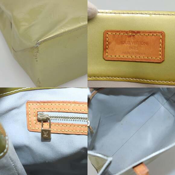 LOUIS VUITTON Monogram Vernis Reade MM Hand Bag Gris M91142 - Picture 11 of 12